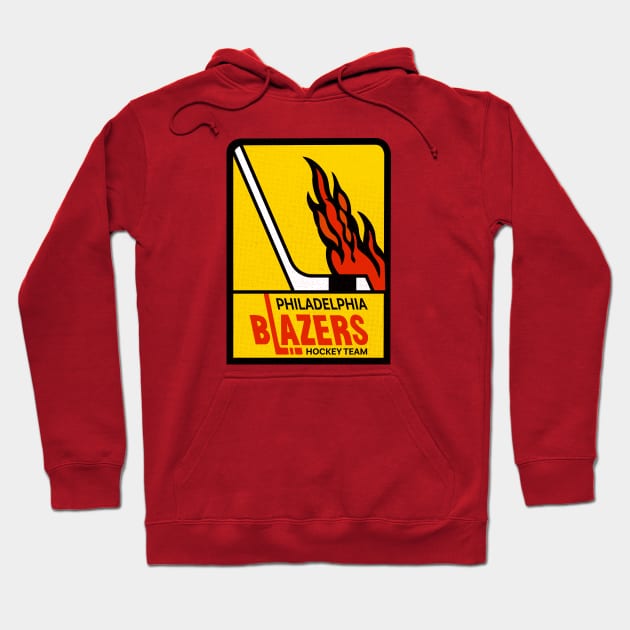 Defunct Philadelphia Blazers WHA Hockey 1973 Hoodie by LocalZonly